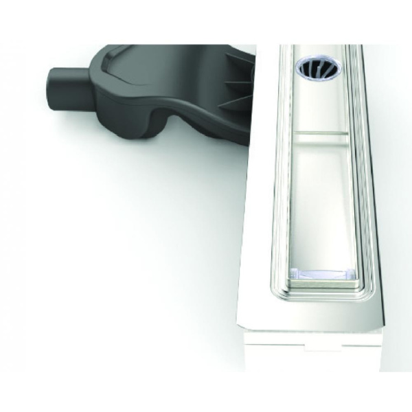 Душевой лоток Berges Wasserhaus B1 Keramik 600 (в стену) 095117 черный матовый